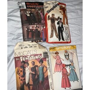Vintage Sewing Pattern Lot Simplicity McCalls Butterick Costumes Kids Retro 18pc